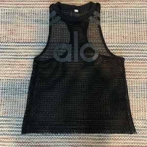alo yoga mesh tank top